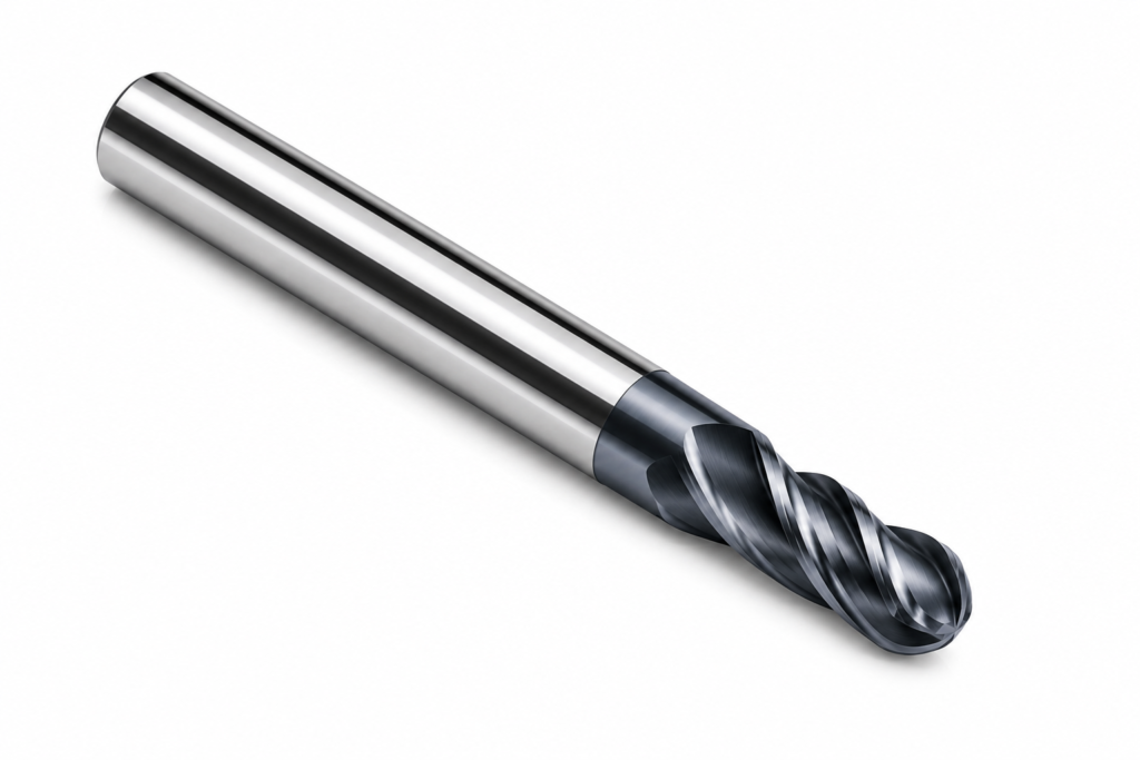 Ball nose end mills for 3D contour CNC machining