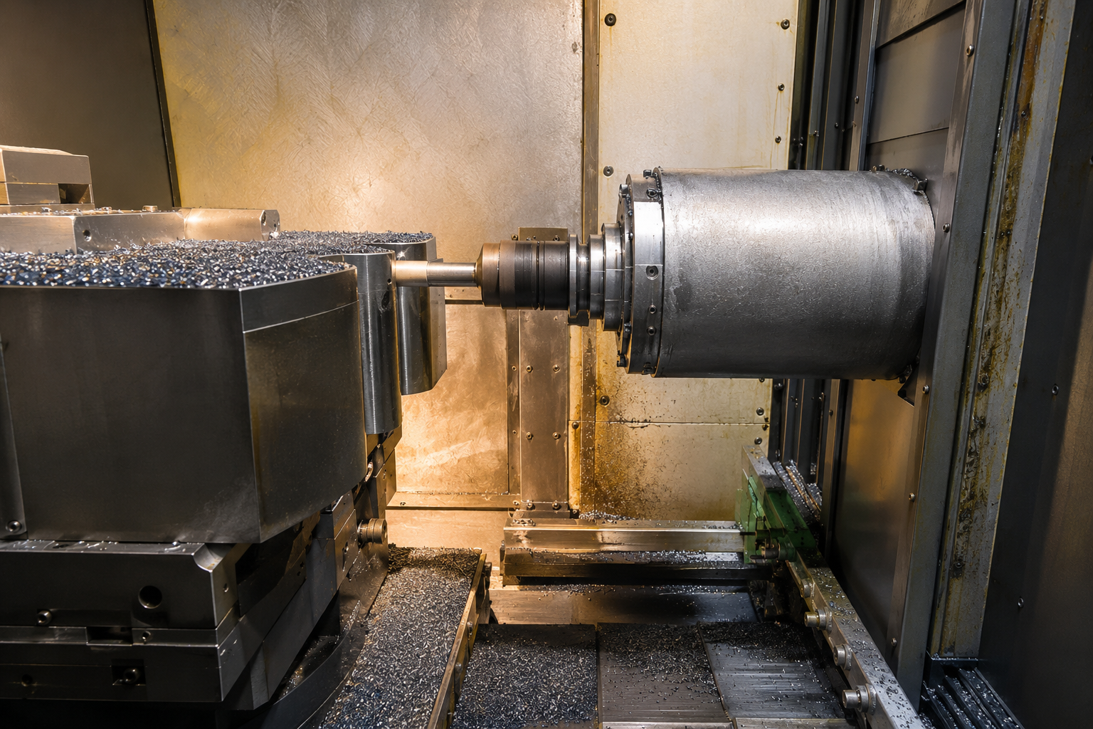 Stamping die machining scene from the KXG300TR 0612-S application record